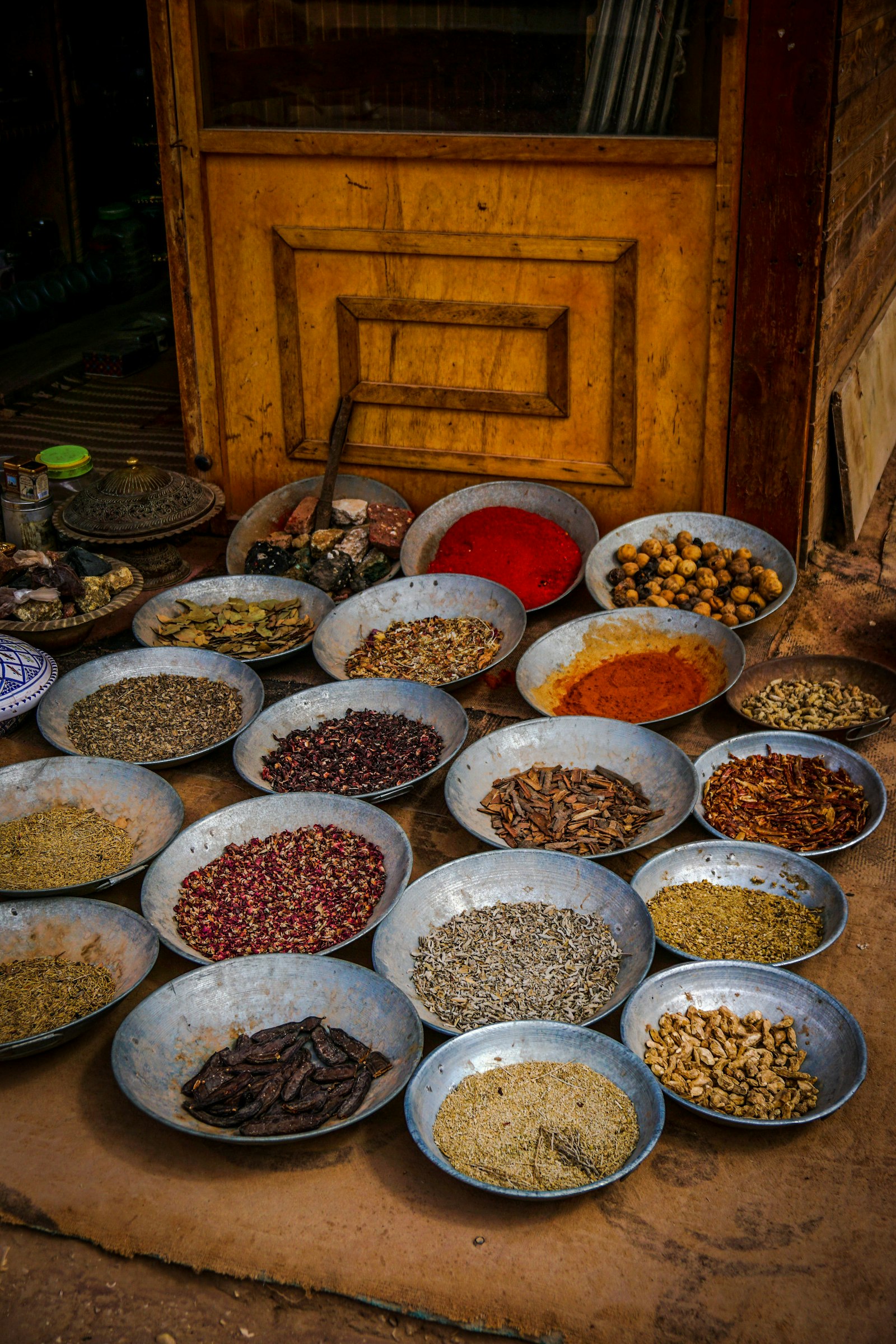 Colourful whole spices, the foundation of Punjabi cooking